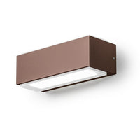 Applique esterno gea led nox led ip65 ges962 lampada parete biemissione classica