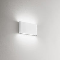 Applique esterno gea led taarhi 175 ges880c ip54 led 3000°k alluminio lampada parete esterno biemissione