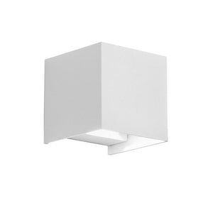 Applique esterno gea led zora led cct ip65 ges1020 5w fascio regolabile lampada parete biemissione moderna