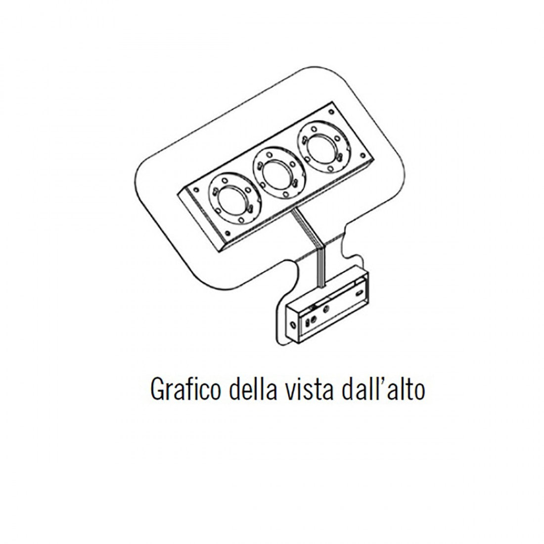 Applique moderno illuminando samu samu3sl gx53 led metallo monoemissione lampada parete