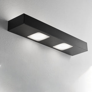 Applique moderno illuminando up-dow3+2slan gx53 led metallo parete