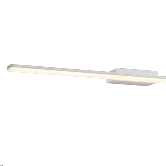 Applique led redo group barrio led 4000k 3477lm ip44 120cm lampada parete monoemissione bagno specchio, finitura metallo