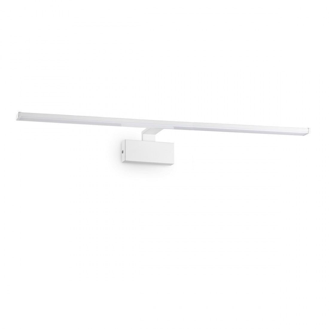 Applique moderna ideal lux alma big 225029 224992 led metallo lampada parete, finitura metallo bianco