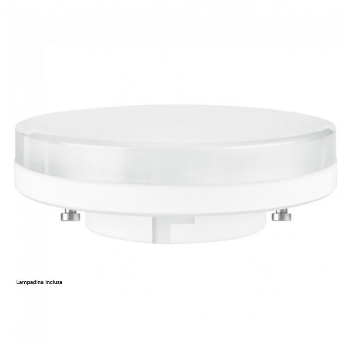 Applique moderno illuminando ufo ap g gx53 led lampada parete soffitto metallo bianco sabbia componibile, finitura