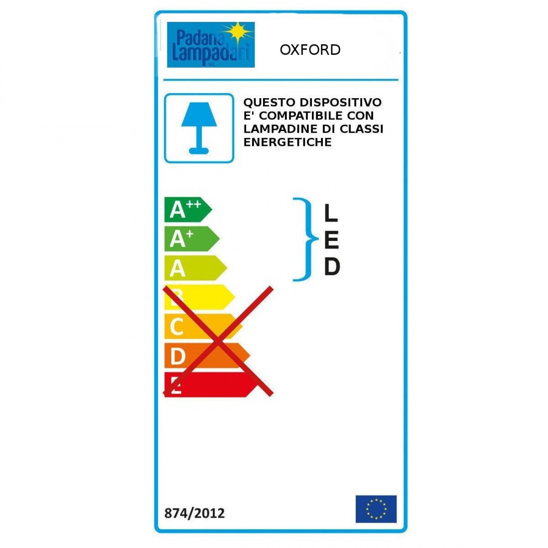 Applique moderno padana lampadari oxford 1098 ap e27 led vetro lampada parete, vetro bianco+foglia oro