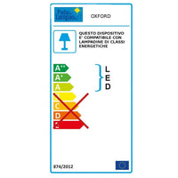 Applique moderno padana lampadari oxford 1098 ap e27 led vetro lampada parete, vetro bianco+foglia argento