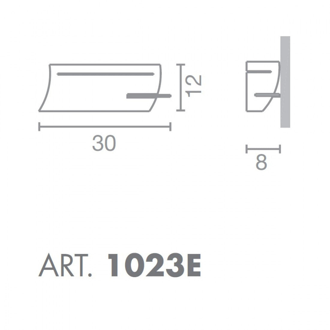 Applique moderno selene illuminazione vultur 1023e e27 led acciaio lampada parete, finitura metallo foglia argento