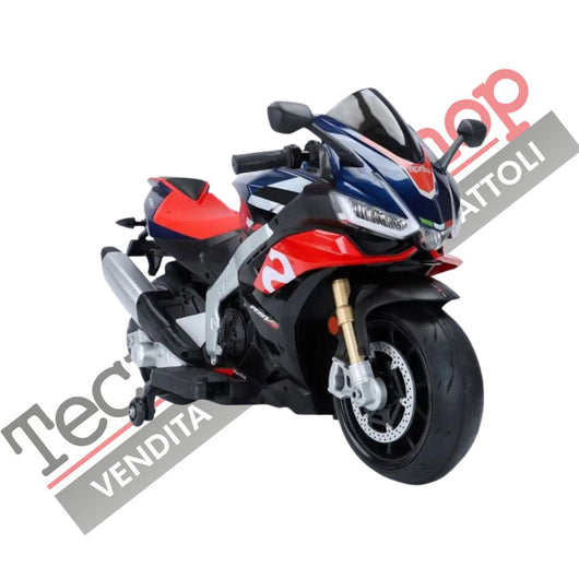 Moto Elettrica per Bambini Aprilia Racing RSV4 12Vcolore Rosso