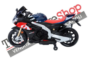 Moto Elettrica per Bambini Aprilia Racing RSV4 Small 12V -Blu