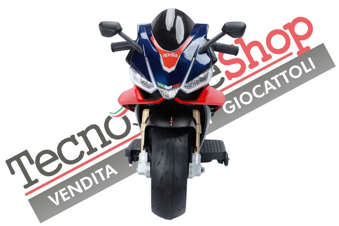 Moto Elettrica per Bambini Aprilia Racing RSV4 Small 12V -Blu