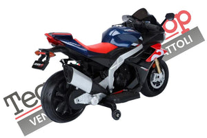 Moto Elettrica per Bambini Aprilia Racing RSV4 Small 12V -Blu