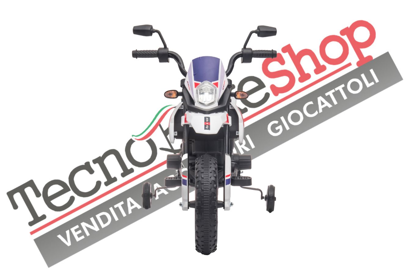 Moto Elettrica per Bambini Aprilia Racing RX125 12V Ruote in EVA