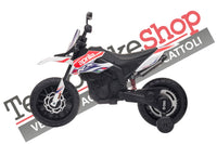 Moto Elettrica per Bambini Aprilia Racing RX125 12V Ruote in EVA