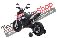 Moto Elettrica per Bambini Aprilia Racing RX125 12V Ruote in EVA