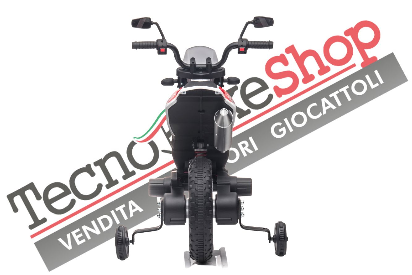 Moto Elettrica per Bambini Aprilia Racing RX125 12V Ruote in EVA