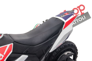 Moto Elettrica per Bambini Aprilia Racing RX125 12V Ruote in EVA