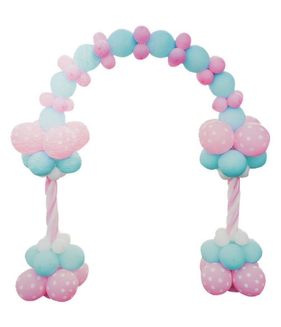 Arco Palloncini Azzurro E Rosa Per Festa Party Baby Shower Rivelazione Sesso         