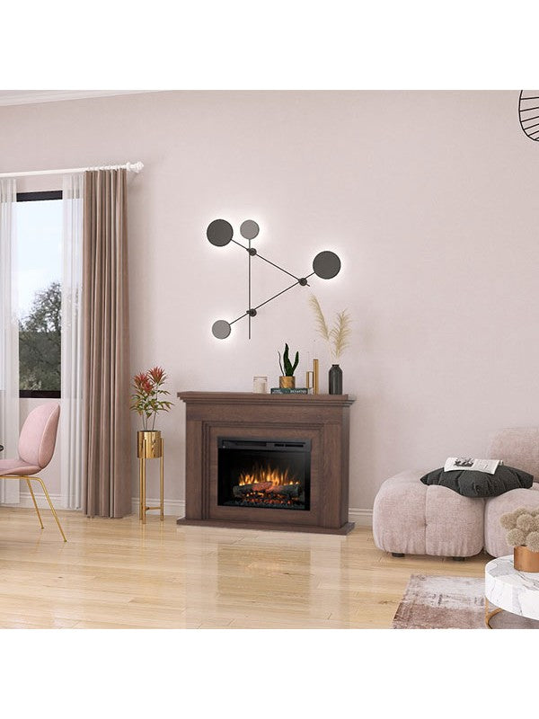 Caminetto elettrico a libera installazione a LED Mod. Ardila - Rovere - 26" - 118 x 90,8 x 31,5