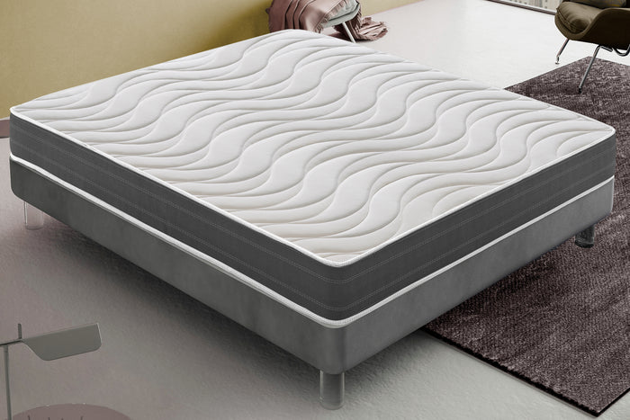 Materasso 80x190 in memory foam - alto 22 cm - Reversibile - Ortopedico - Rigidità h4