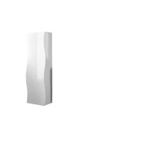 Armadio Onda 1 Anta 63X187,2X40 Colore Bianco Lucido