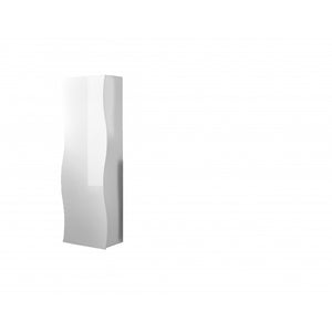 Armadio Onda 1 Anta 63X187,2X40 Colore Bianco Lucido