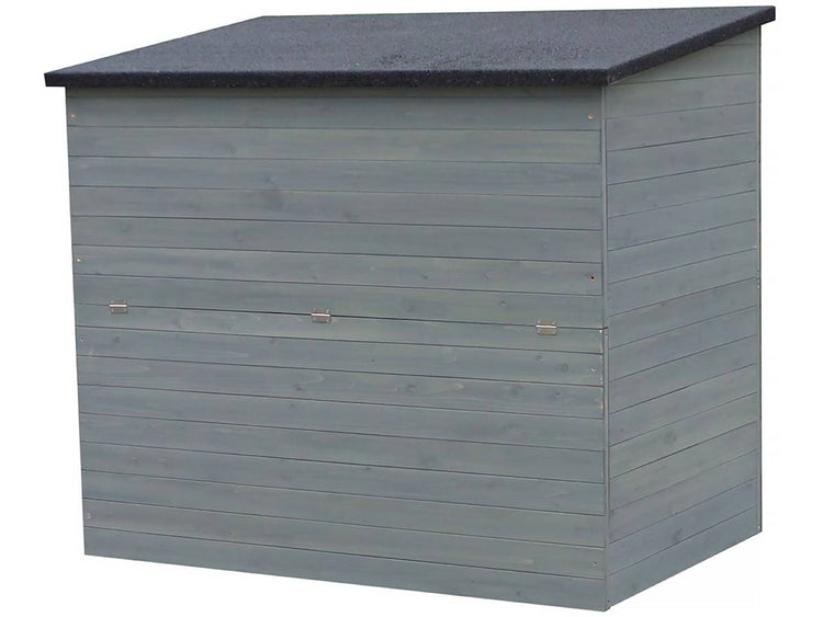 Cassetta da giardino in legno Caja 137x91x121 cm Antracite