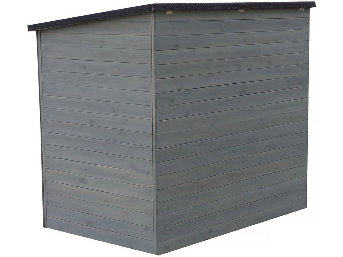 Cassetta da giardino in legno Caja 137x91x121 cm Antracite