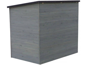 Cassetta da giardino in legno Caja 137x91x121 cm Antracite