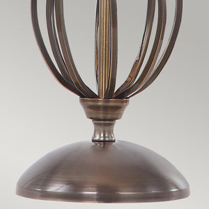 Lampada Da Scrivania Classica Artisan Acciaio Ottone Anticato 1 Luce E27