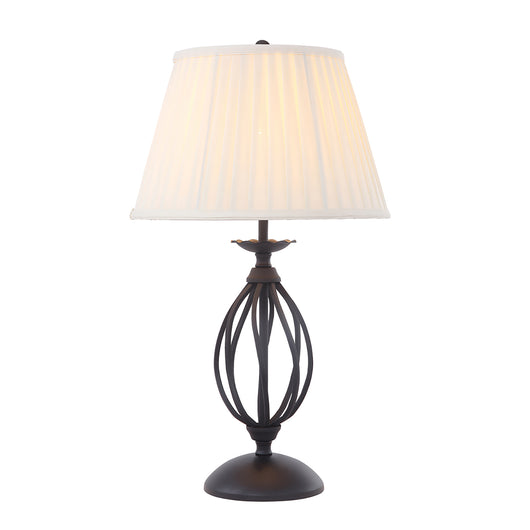 Lampada Da Scrivania Classica Artisan Acciaio Nero 1 Luce E27