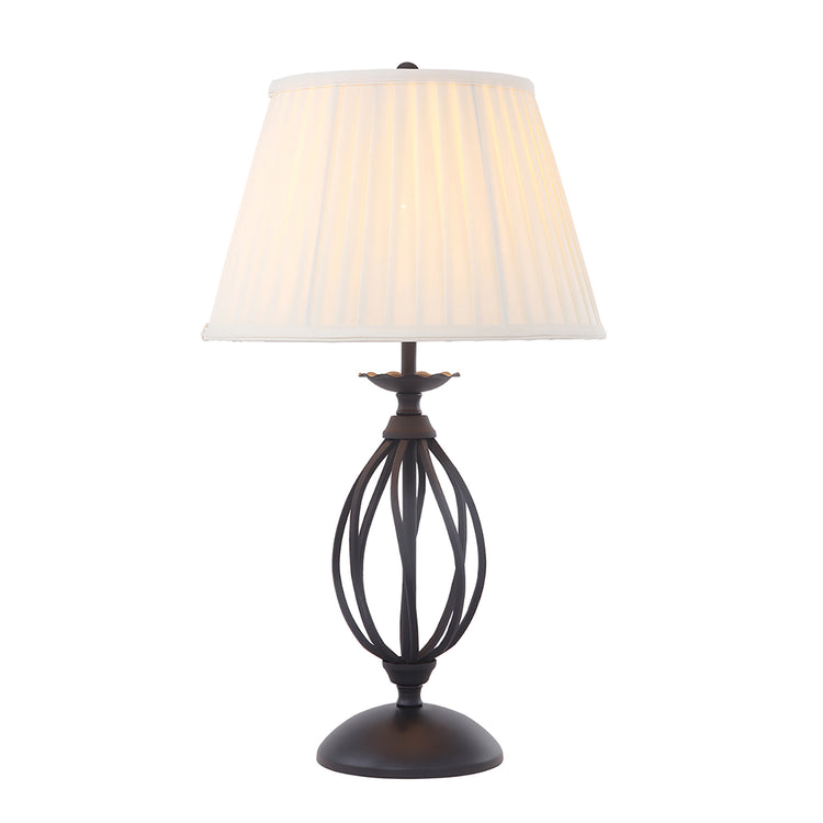 Lampada Da Scrivania Classica Artisan Acciaio Nero 1 Luce E27