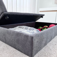 Divano letto per cani di piccola taglia 71x42x24cm in tessuto resistente e comodo schienale e base