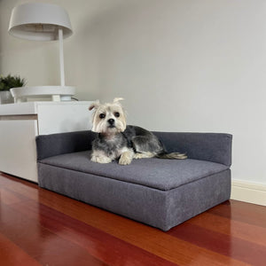 Divano letto per cani di piccola taglia 71x42x24cm in tessuto resistente e comodo schienale e base