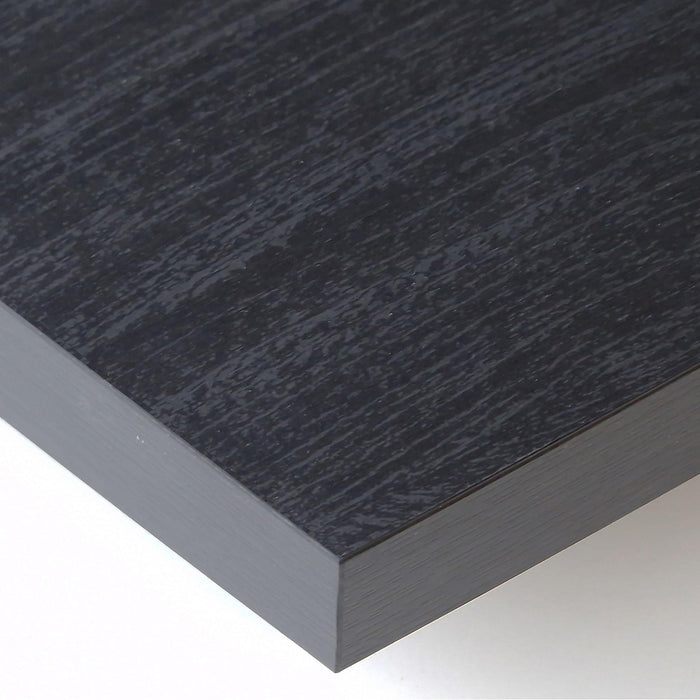 Consolle allungabile, 160x90x73cm, Per 8 persone, Gambe in legno, colore Rovere e nero RF2996