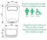 Asciugamani elettrico Vision Air BF Easy bianco - HDcasa