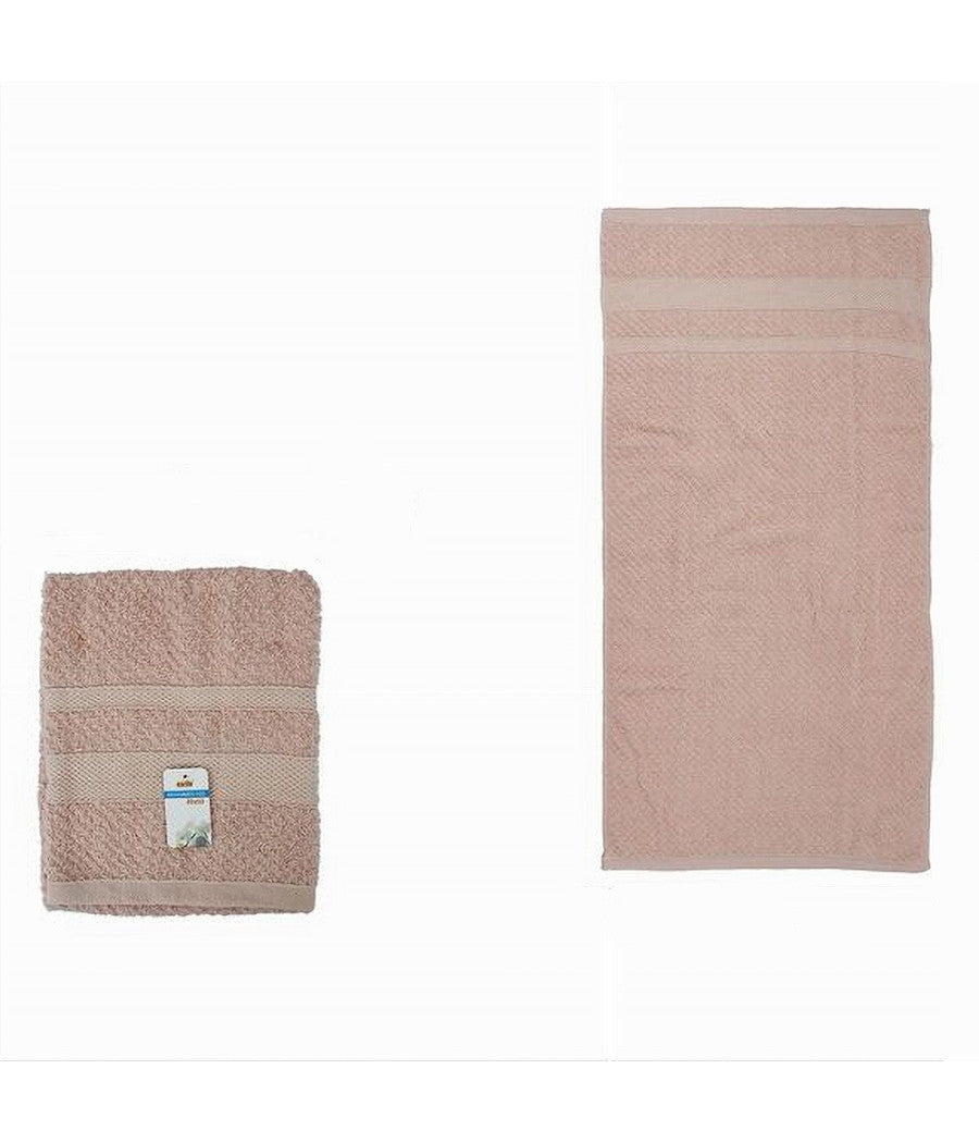 Asciugamano Da Bagno Ospite In Cotone Morbida 30 X 50 Cm 65 Gr Colore Rosa 79487         