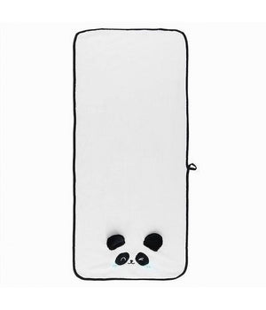 Asciugamano Viso 34x75 Cm In Tessuto Morbido Con Faccia Panda Bagno Ospite 10733         