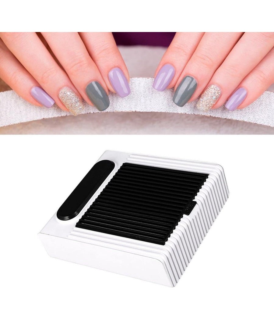 Aspirapolvere Per Unghie Nail Art Velocità  Regolabile 80w Strumento Per Manicure         