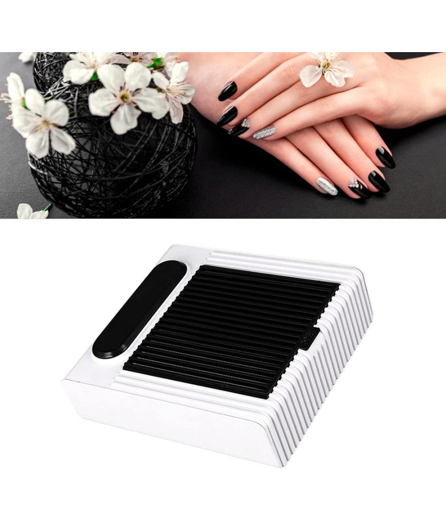 Aspirapolvere Per Unghie Nail Art Velocità  Regolabile 80w Strumento Per Manicure         