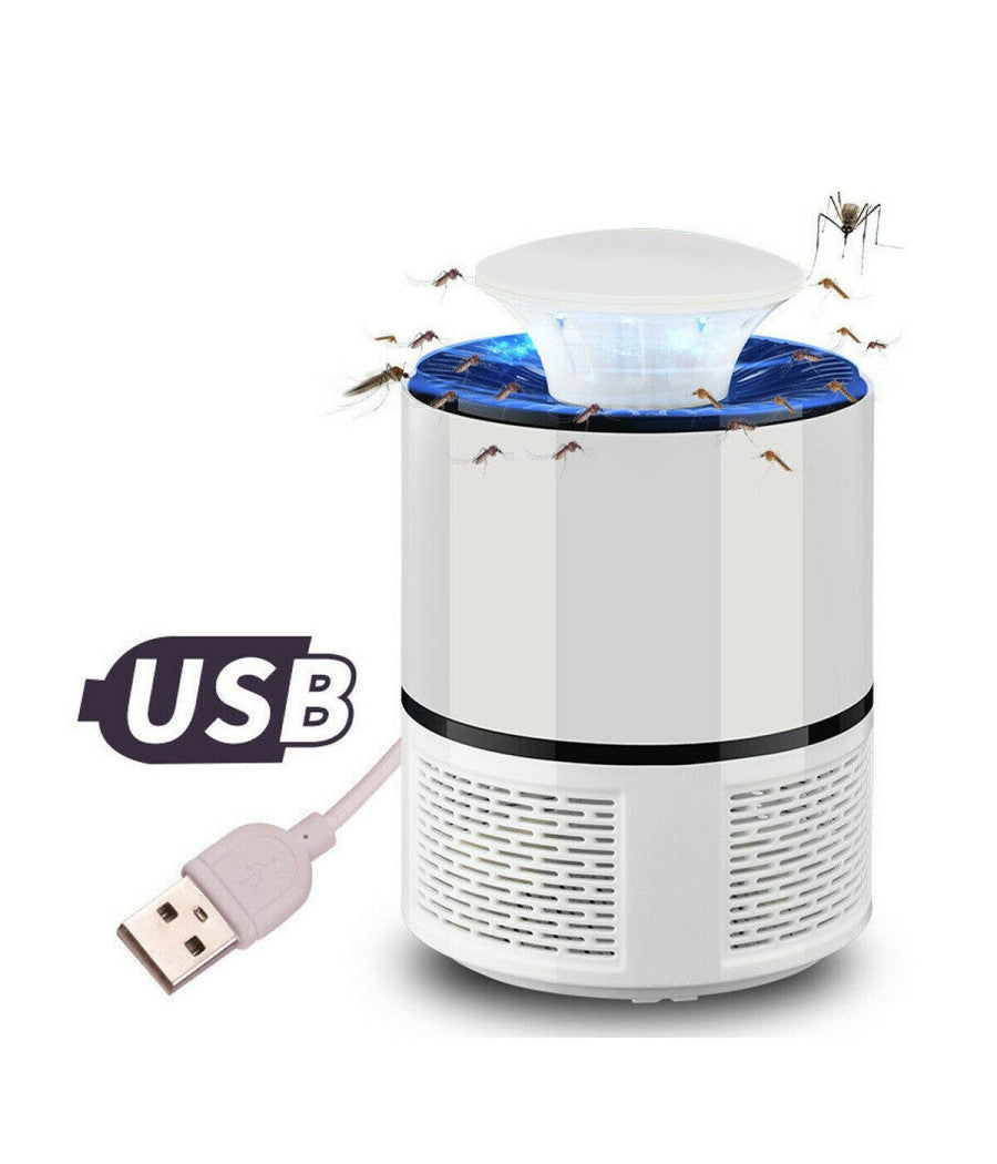 Aspiratore Lampada Led Zanzara Anti Zanzare Zanzariera Elettrica Usb 8120         