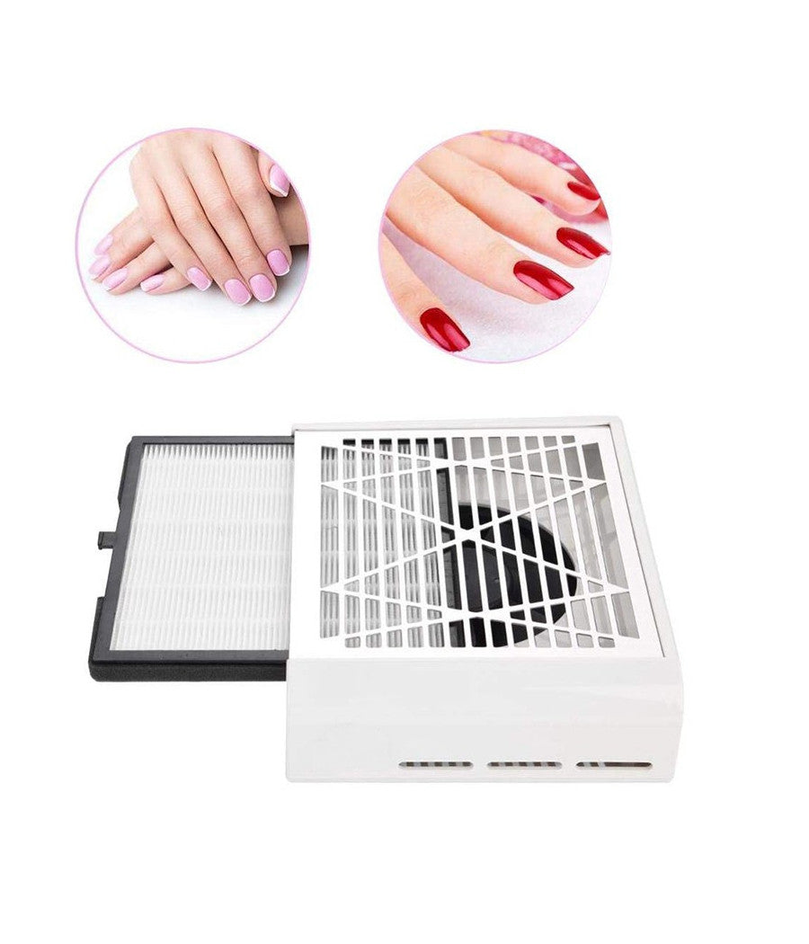 Aspirazione Per Unghie Manicure Pedicure Da Tavolo 40 Watt Estetista Dc239         