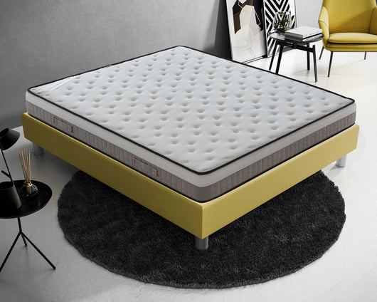 Materasso Piazza e Mezza 120x190 in Memory Foam Alto 22 cm Alta Densità  - Sistema di Alleviamento dei Punti di Pressione - Elastico e indeformabile  Ortopedico  