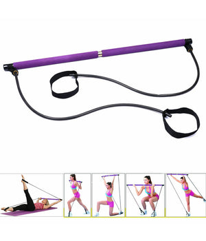 Attrezzo Elastico Long Esercizi Braccia Resistenza Pilates Corda Elastica         