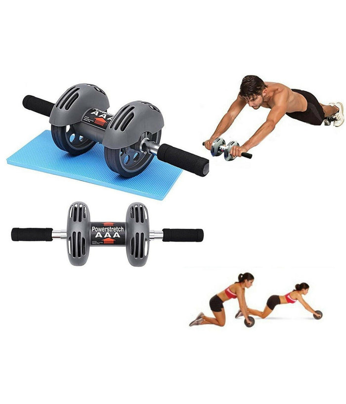 Attrezzo Fitness Power Stretch Roller Wt-e08 Addominali Braccia Spalle Dorsali         