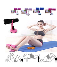 Attrezzo Per Addominali Fitness Ventosa Sport Spugna Caviglie Curl Push Up Sit         