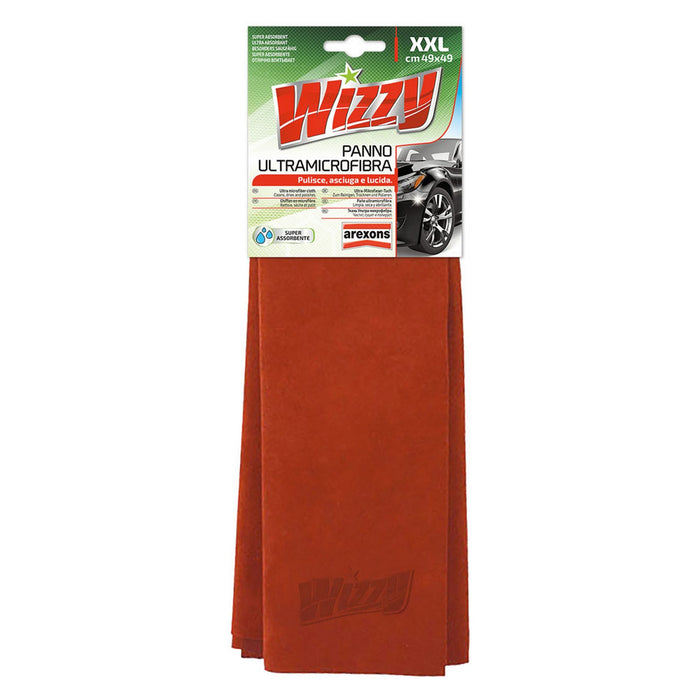 panno ultra microfibra per autovetture 'wizzy' cm 49 x 49 9200010nlm