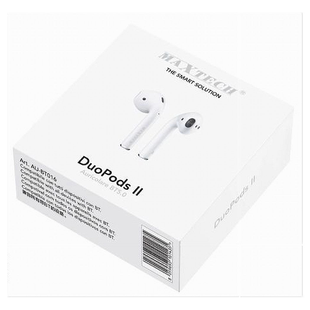 Auricolare Bluetooth Bt5.0 Cuffie Duopods Ii Senza Fili Per Smartphone Au-bt016         