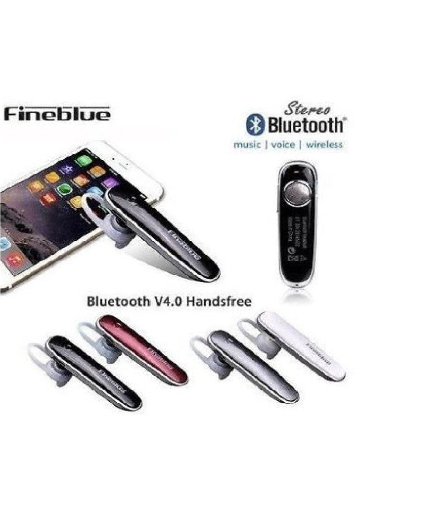 Auricolare Bluetooth V4.0 Hd Ricevitore Telefonico Microfono Smartphone         