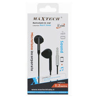 Auricolare Con Filo 1.2 Mt In-ear Cuffie Aux 3.5 Mm Microfono 4d Sound Au-8t006         