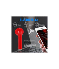 Auricolare Singolo Hbq-i7r Bluetooth V4.1+edr Per Android Ios Cuffie Sport         